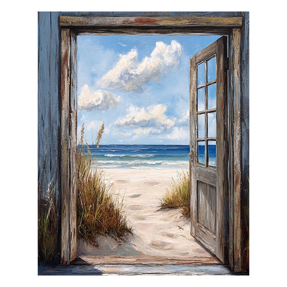 Ocean Doorway - Wooden Jigsaw Puzzle