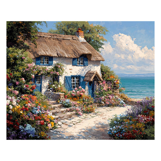 Seaside Cottage - Wooden Jigsaw Puzzle