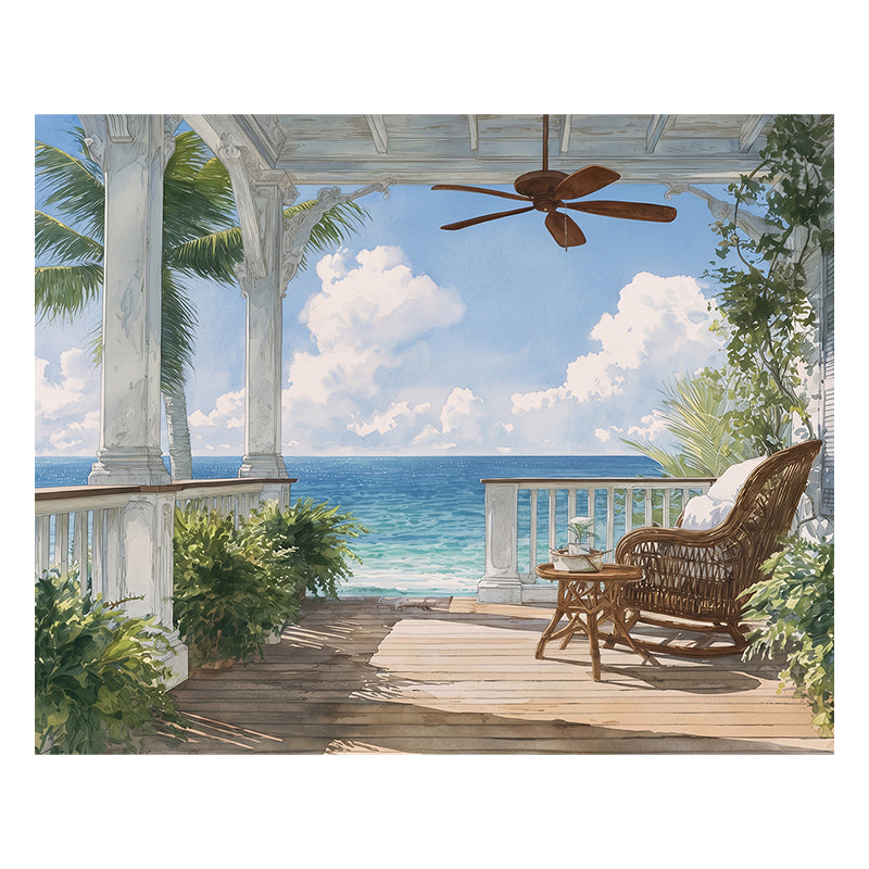 Seaside Porch Serenity - Wooden Jigsaw Puzzle