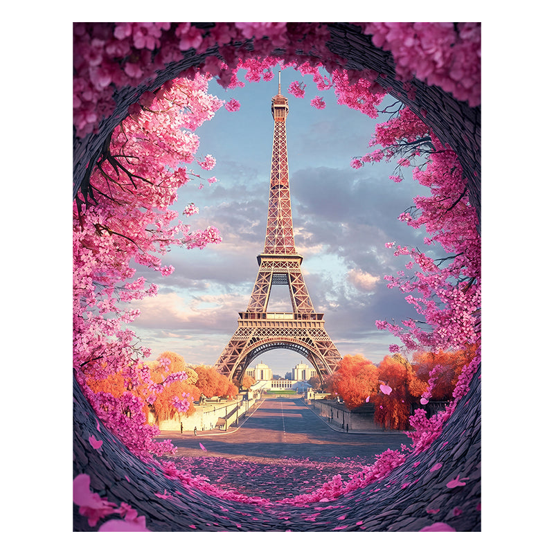 The Spring of Paris - Wooden Jigsaw Puzzle