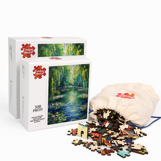 Water Lily - Wooden Jigsaw Puzzle