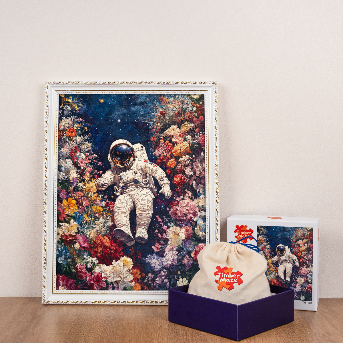 Floral Adventure - Wooden Jigsaw Puzzle