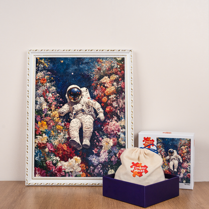 Floral Adventure - Wooden Jigsaw Puzzle