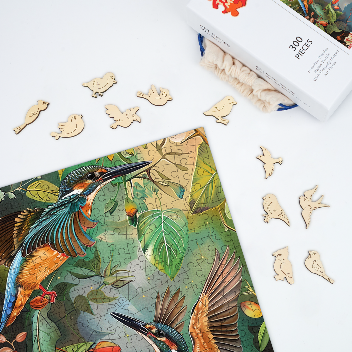Kingfisher - Wooden Jigsaw Puzzle