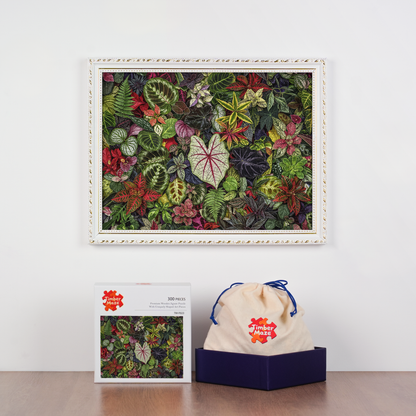 Leaf Jungle - Wooden Jigsaw Puzzle