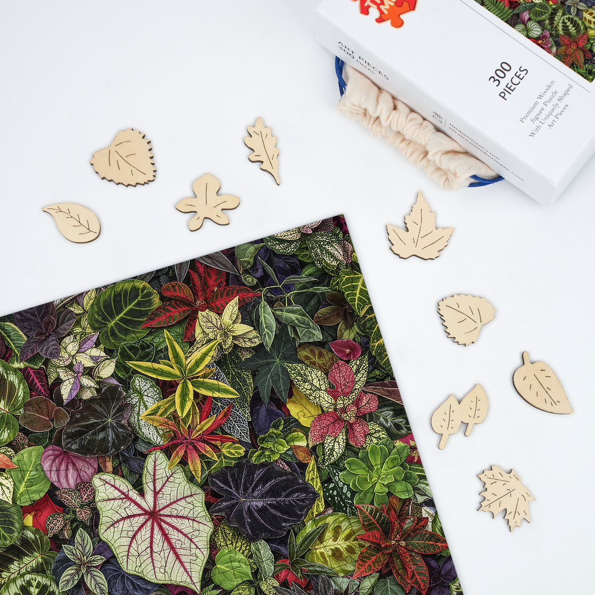 Leaf Jungle - Wooden Jigsaw Puzzle