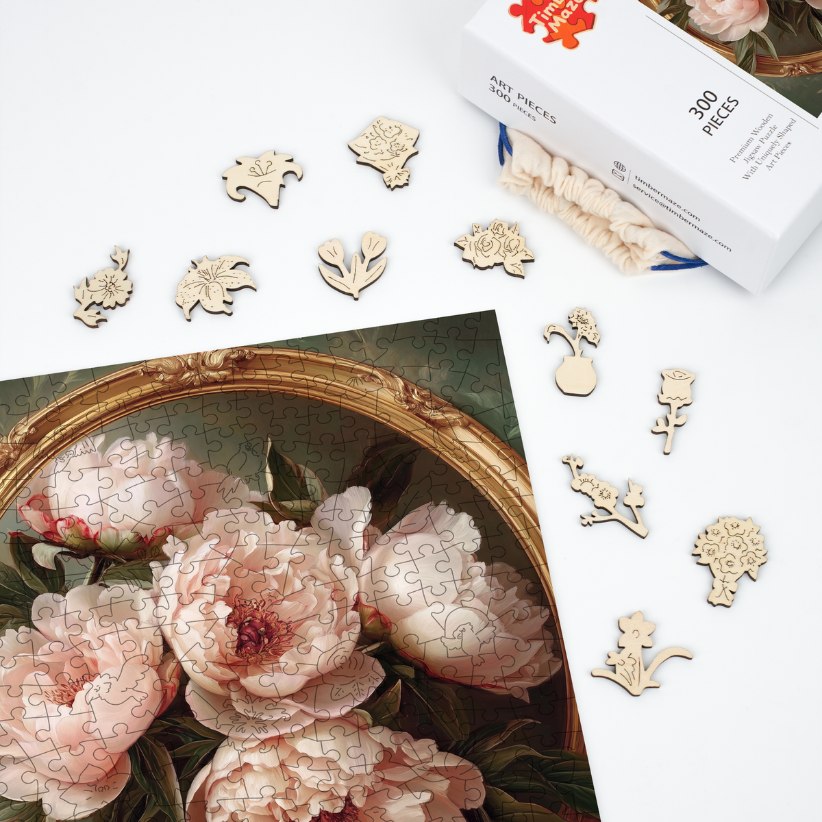 Flowering Branches - Wooden Jigsaw Puzzle