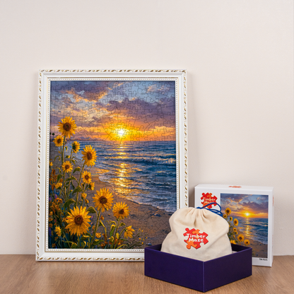 Golden Shore - Wooden Jigsaw Puzzle