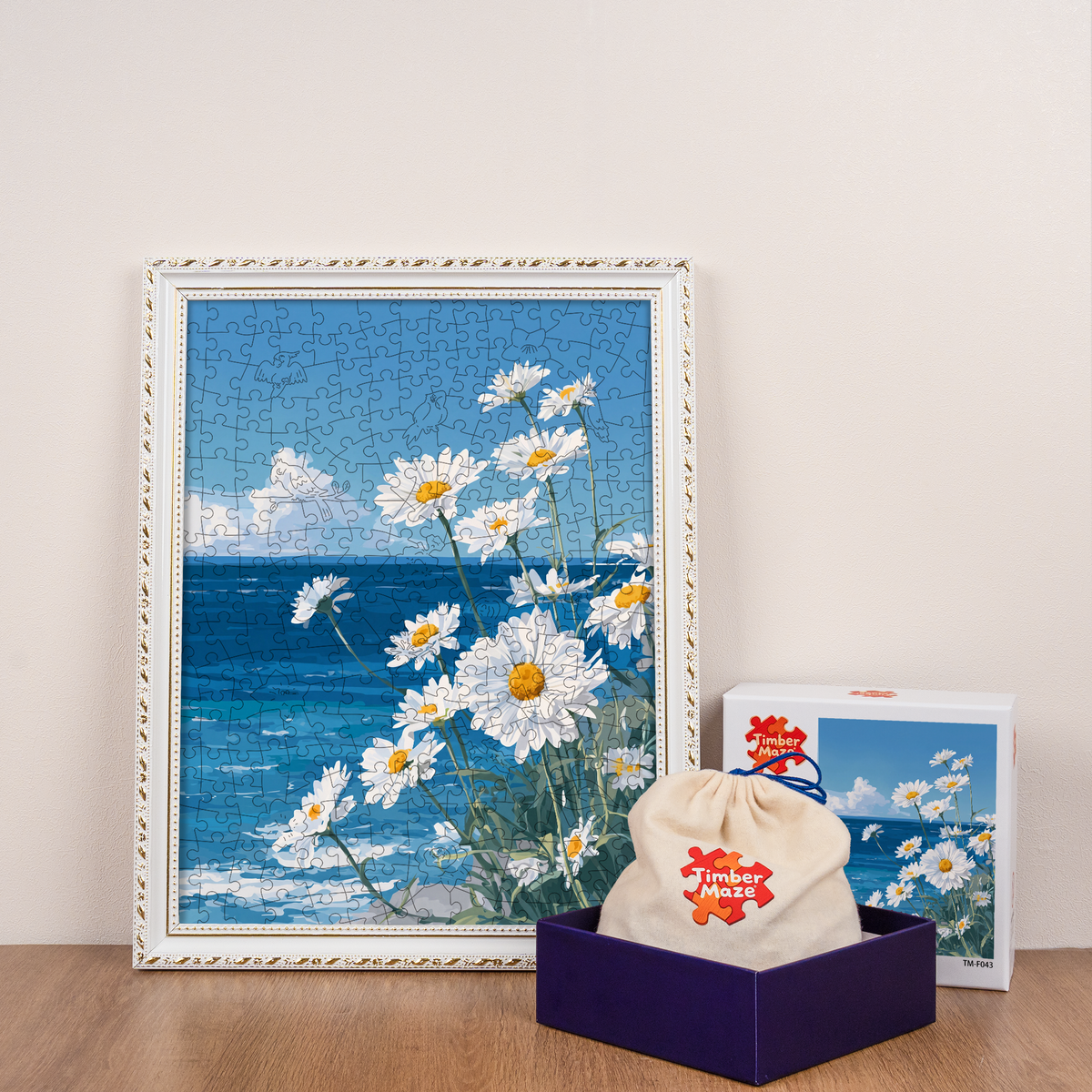Sea Daisies - Wooden Jigsaw Puzzle