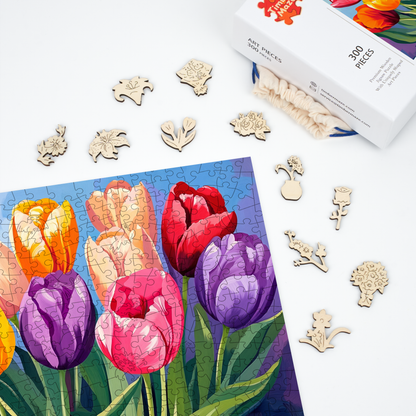 Tulips - Wooden Jigsaw Puzzle