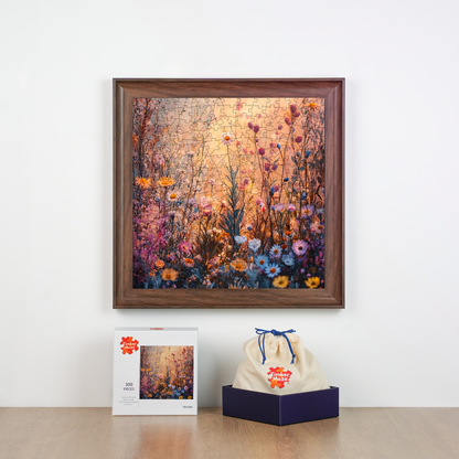 Wildflower Haze - Wooden Jigsaw Puzzle