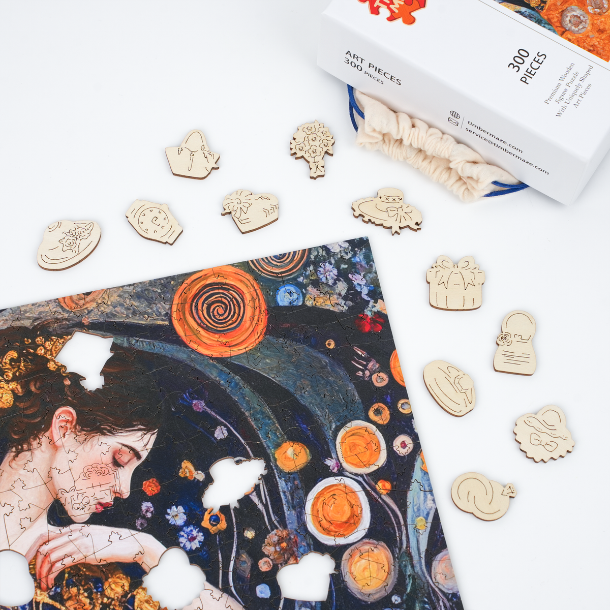 Elegant Woman - Wooden Jigsaw Puzzle