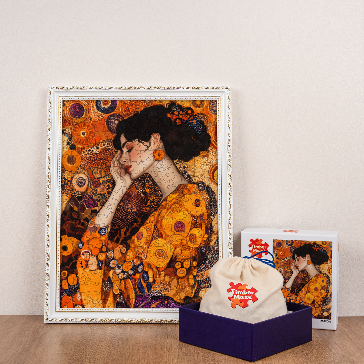 Vintage Woman - Wooden Jigsaw Puzzle