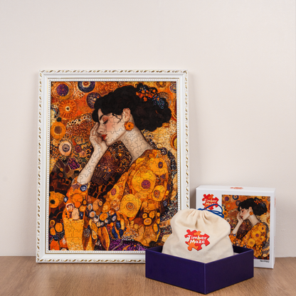 Vintage Woman - Wooden Jigsaw Puzzle