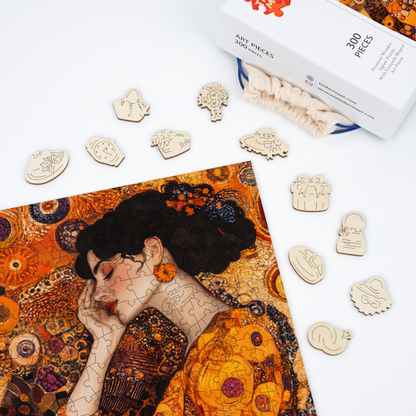 Vintage Woman - Wooden Jigsaw Puzzle