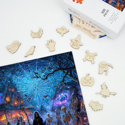 Halloween Haunt - Wooden Jigsaw Puzzle