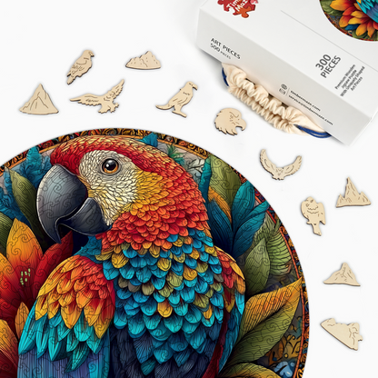 Birds of Bloom - Wooden Jigsaw Puzzle