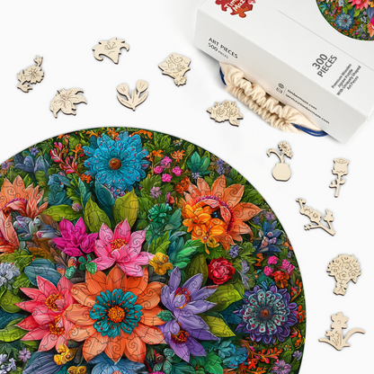 Bloom Circle - Wooden Jigsaw Puzzle