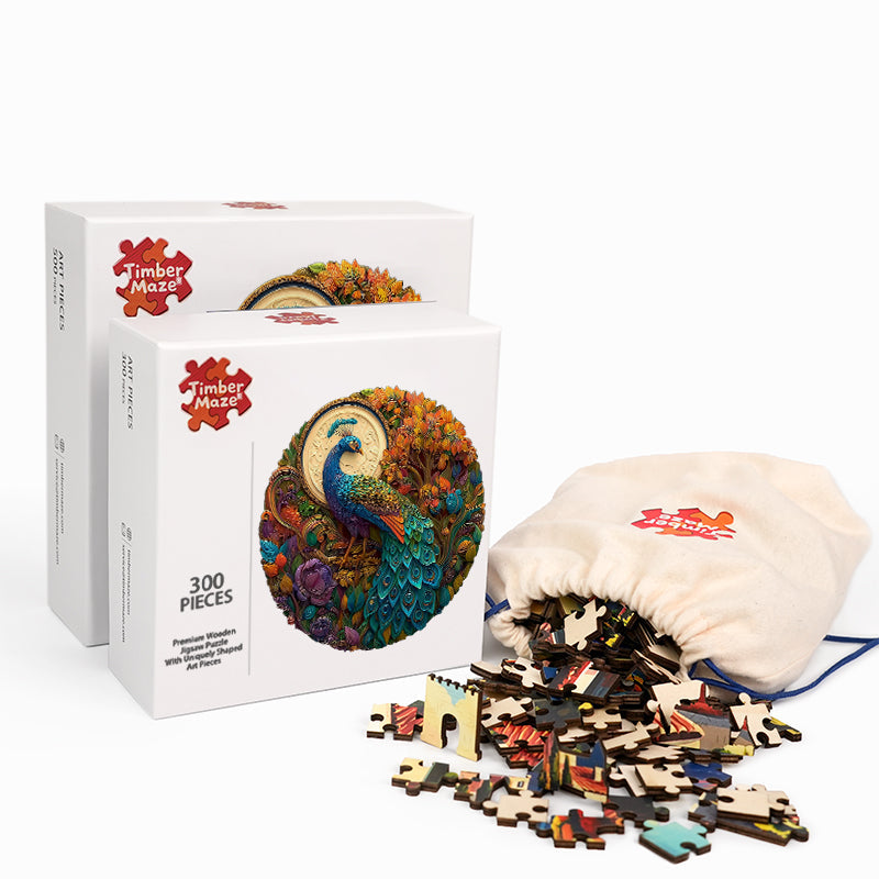 Colorful Crown - Wooden Jigsaw Puzzle