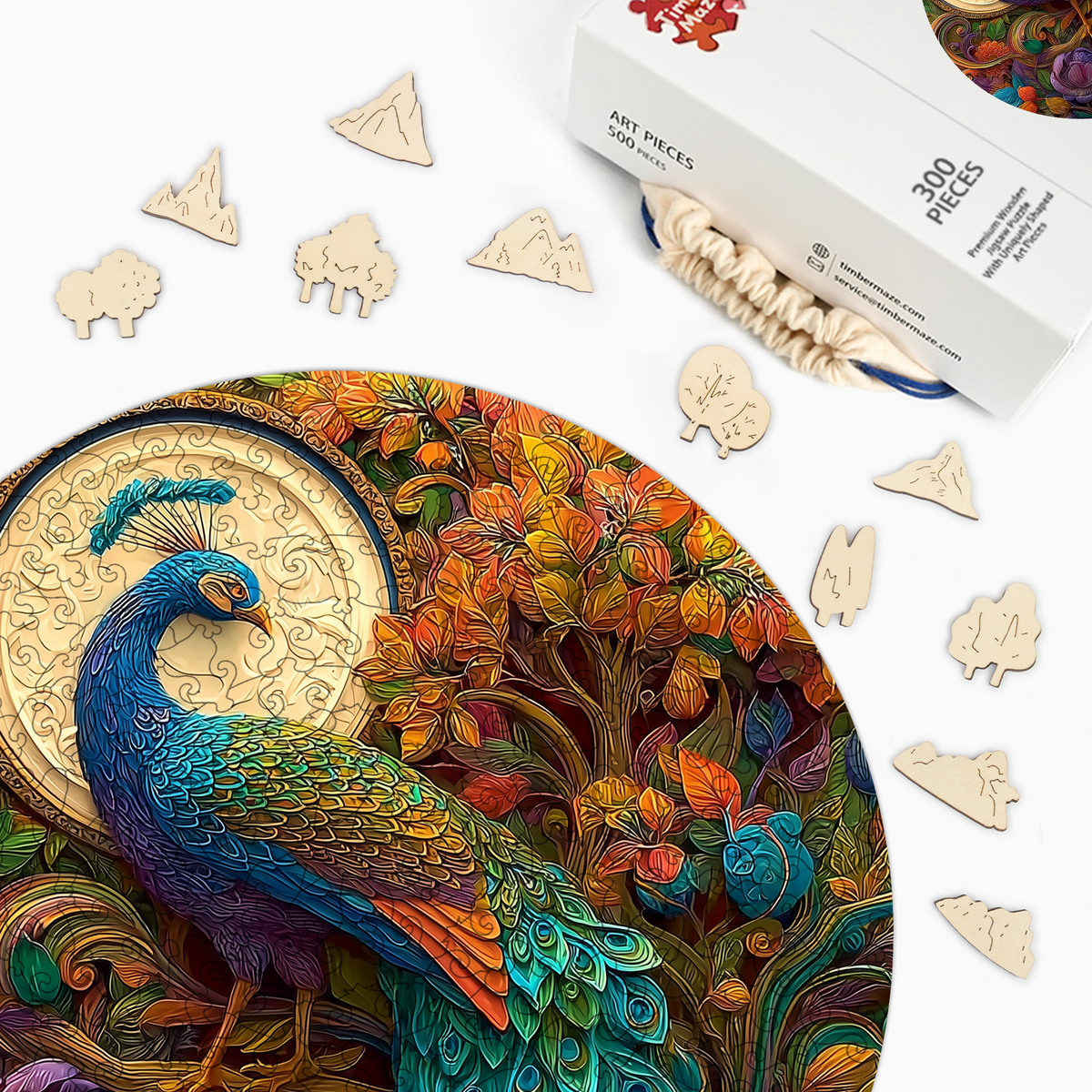 Colorful Crown - Wooden Jigsaw Puzzle