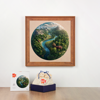 EcoSphere - Wooden Jigsaw Puzzle