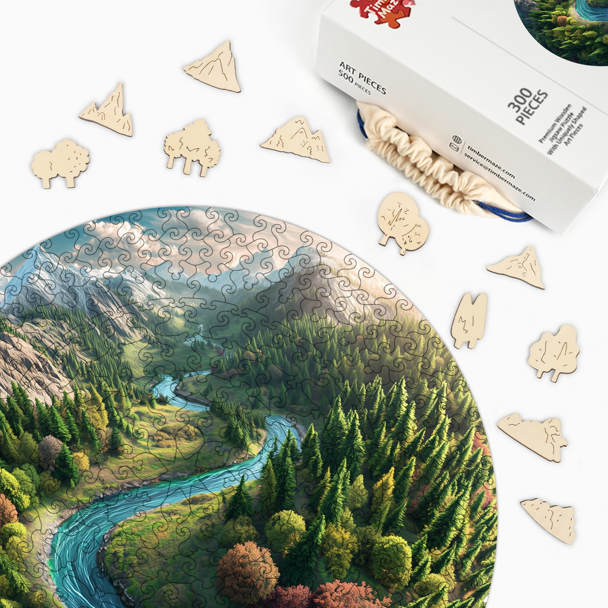 EcoSphere - Wooden Jigsaw Puzzle
