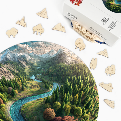 EcoSphere - Wooden Jigsaw Puzzle