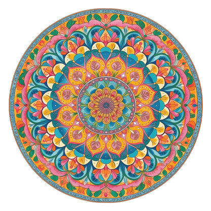 Floral Zen - Wooden Jigsaw Puzzle