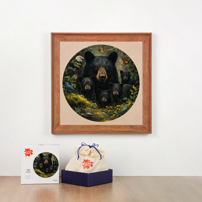 Forest Family - Wooden Jigsaw Puzzle