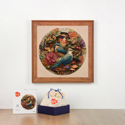 Gilded Garden - Wooden Jigsaw Puzzle