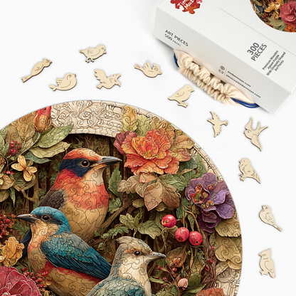 Gilded Garden - Wooden Jigsaw Puzzle