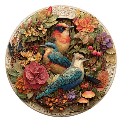 Gilded Garden - Wooden Jigsaw Puzzle
