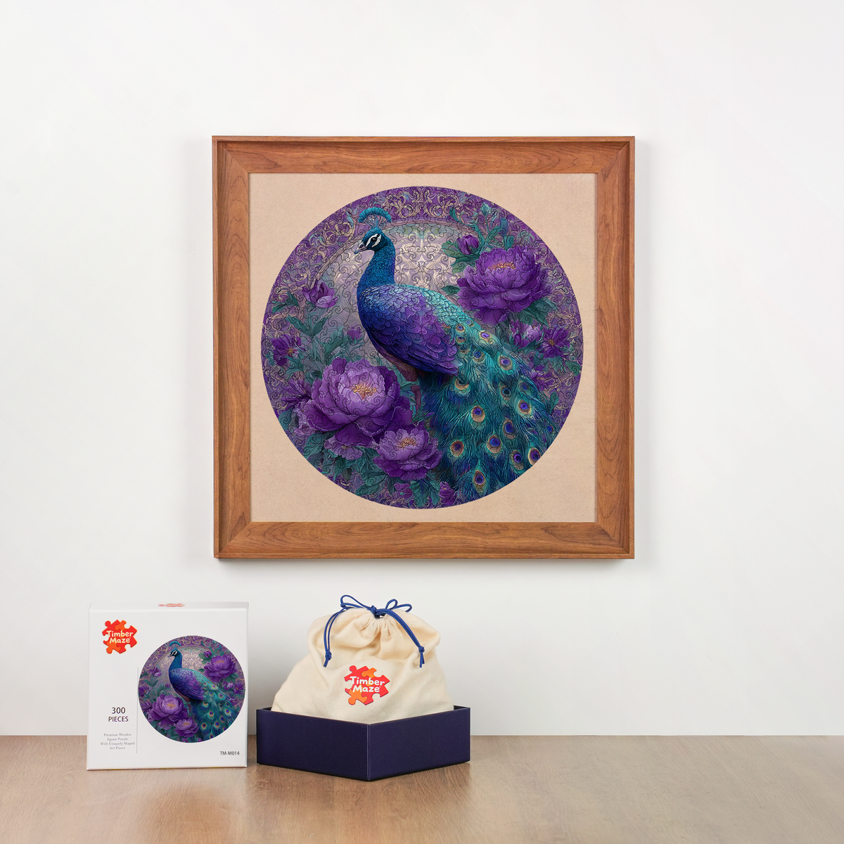 Royal Plumage - Wooden Jigsaw Puzzle