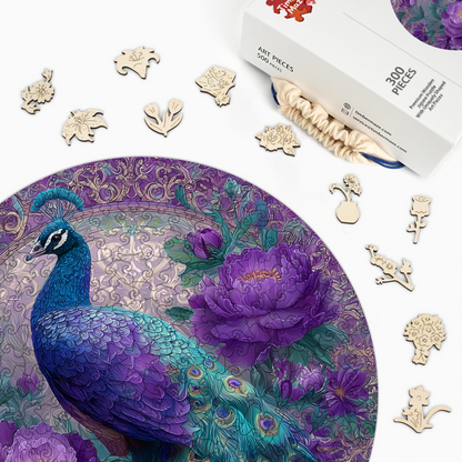Royal Plumage - Wooden Jigsaw Puzzle