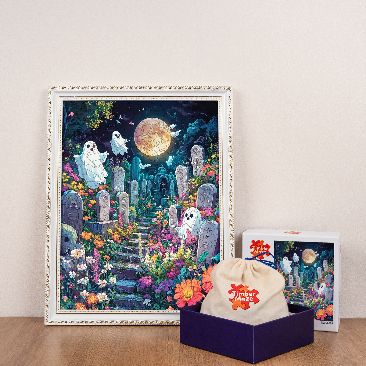Ghost Garden - Wooden Jigsaw Puzzle