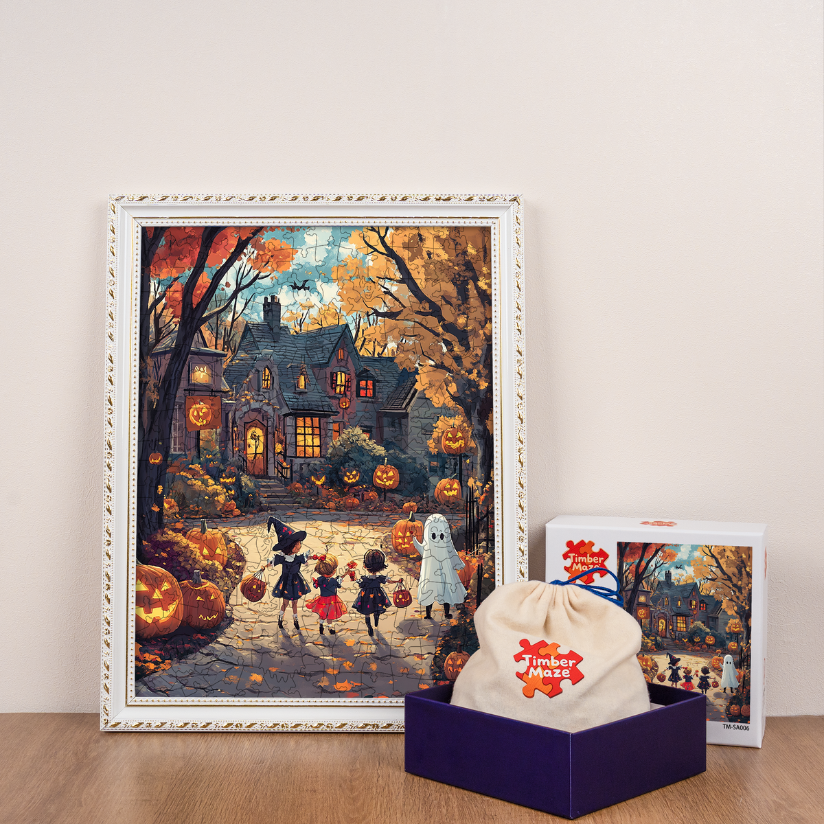 Halloween Delight - Wooden Jigsaw Puzzle