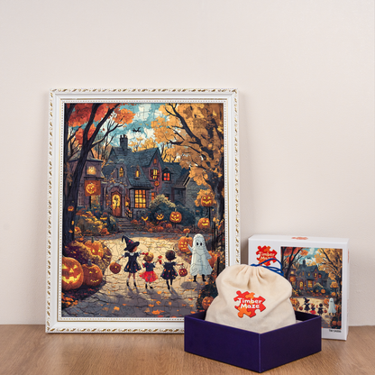Halloween Delight - Wooden Jigsaw Puzzle