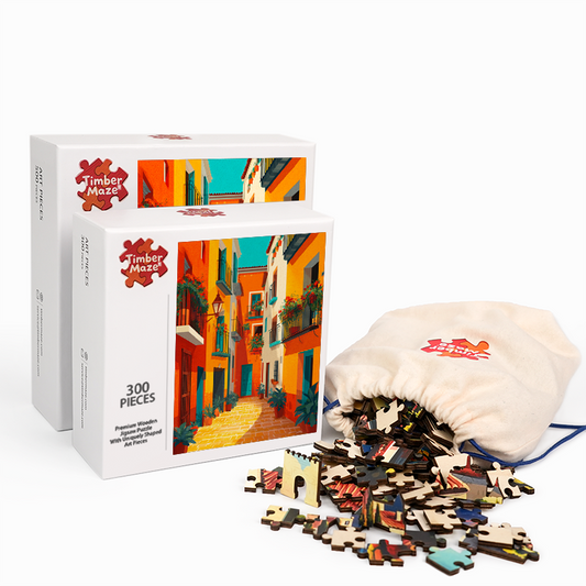 Quiet Village - Wooden Jigsaw Puzzle