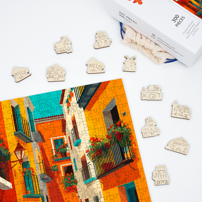 Quiet Village - Wooden Jigsaw Puzzle