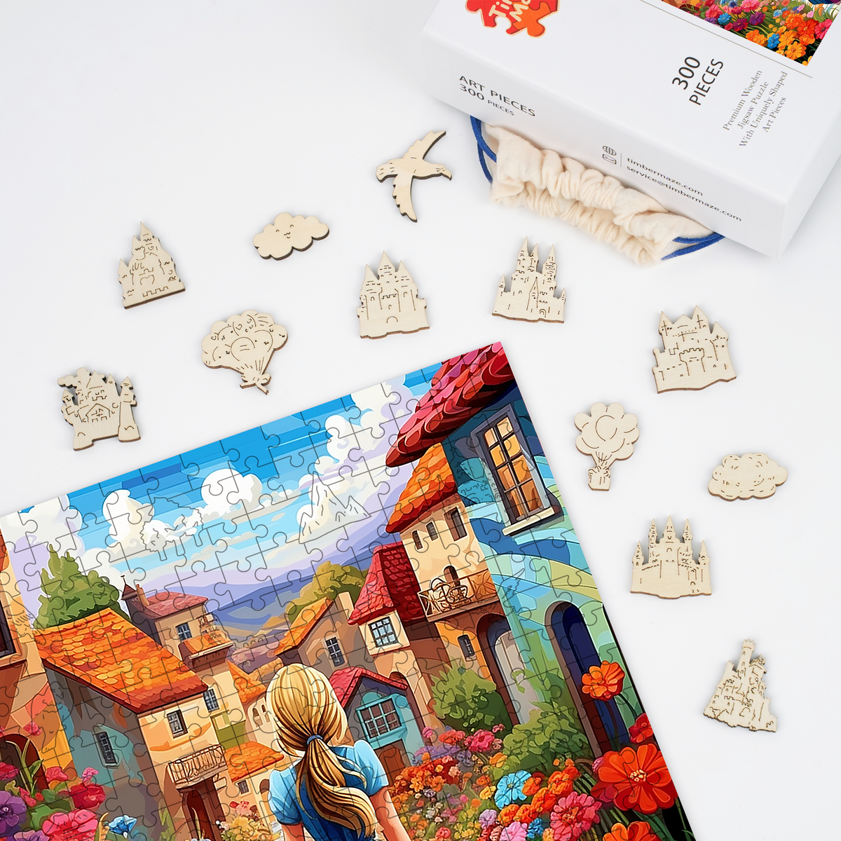 Blossom Trail - Wooden Jigsaw Puzzle