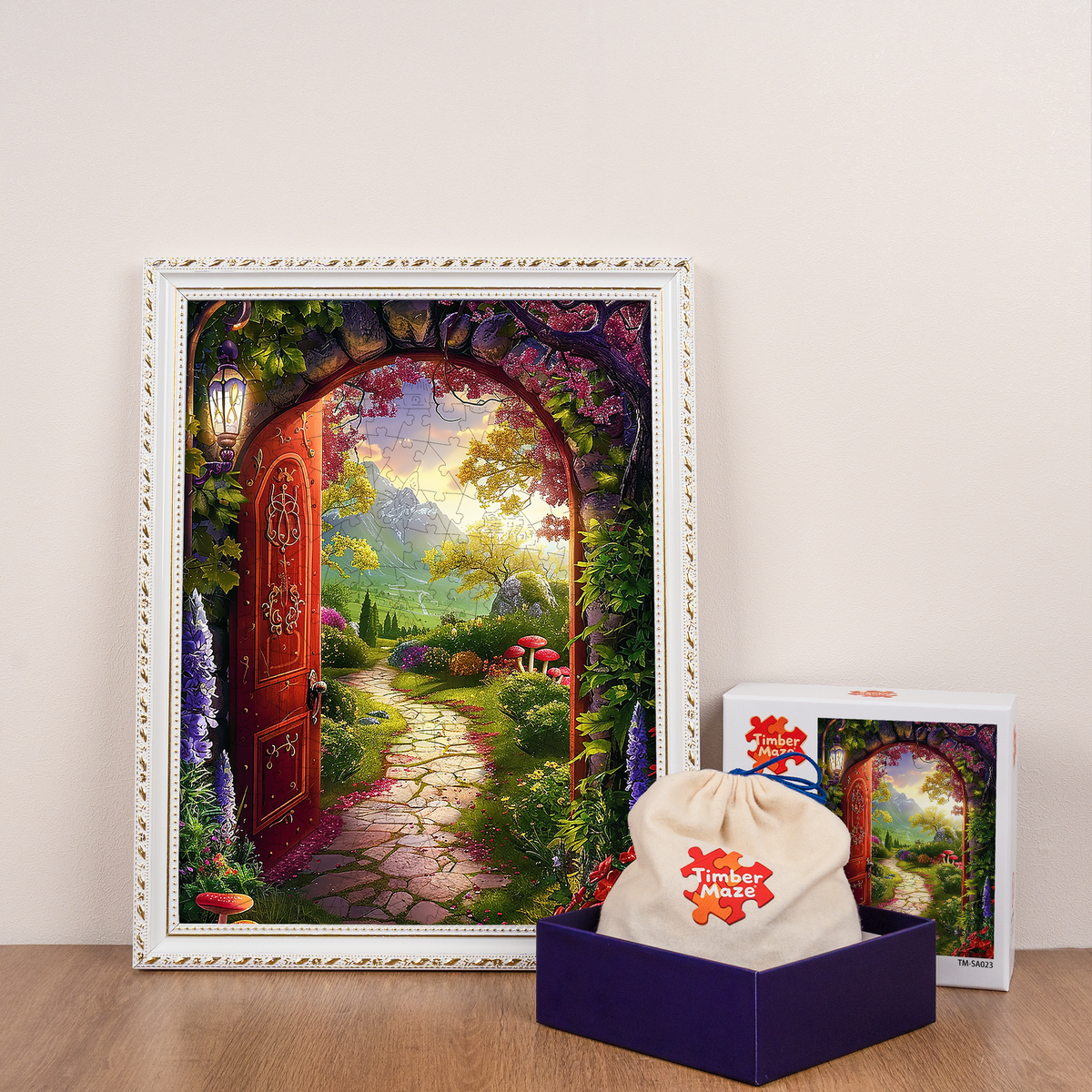 Garden Gateway - Wooden Jigsaw Puzzle