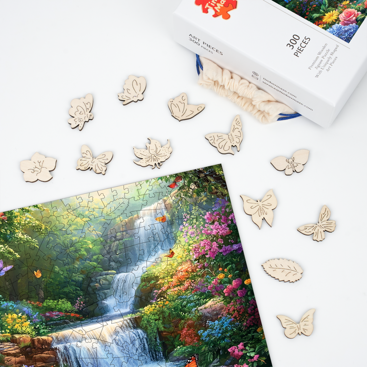 Garden Falls - Wooden Jigsaw Puzzle