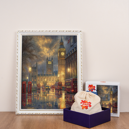 London Twilight - Wooden Jigsaw Puzzle