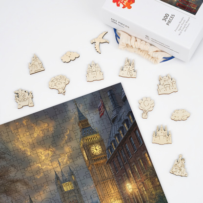 London Twilight - Wooden Jigsaw Puzzle