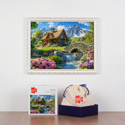 Mountain Chalet - Wooden Jigsaw Puzzle