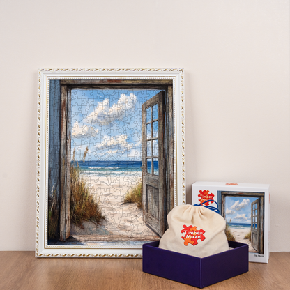 Ocean Doorway - Wooden Jigsaw Puzzle