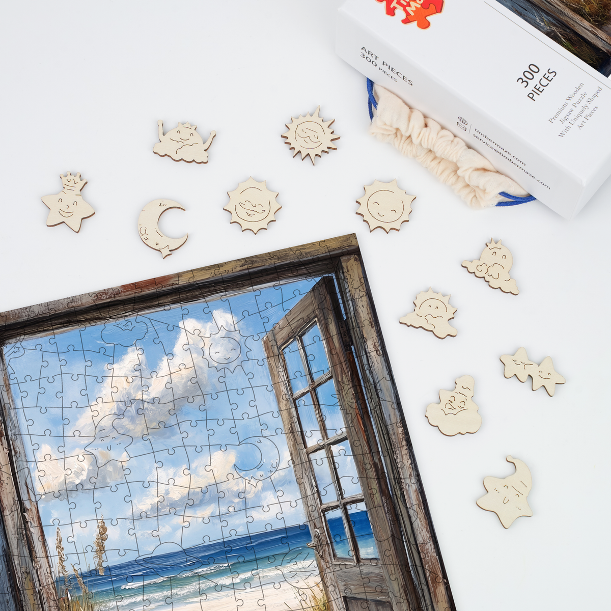 Ocean Doorway - Wooden Jigsaw Puzzle