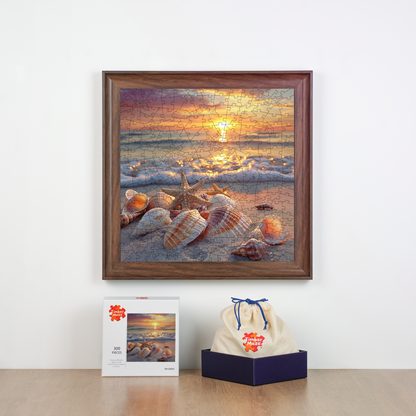 Sunset Shells - Wooden Jigsaw Puzzle