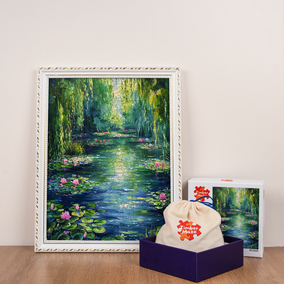 Water Lily - Wooden Jigsaw Puzzle