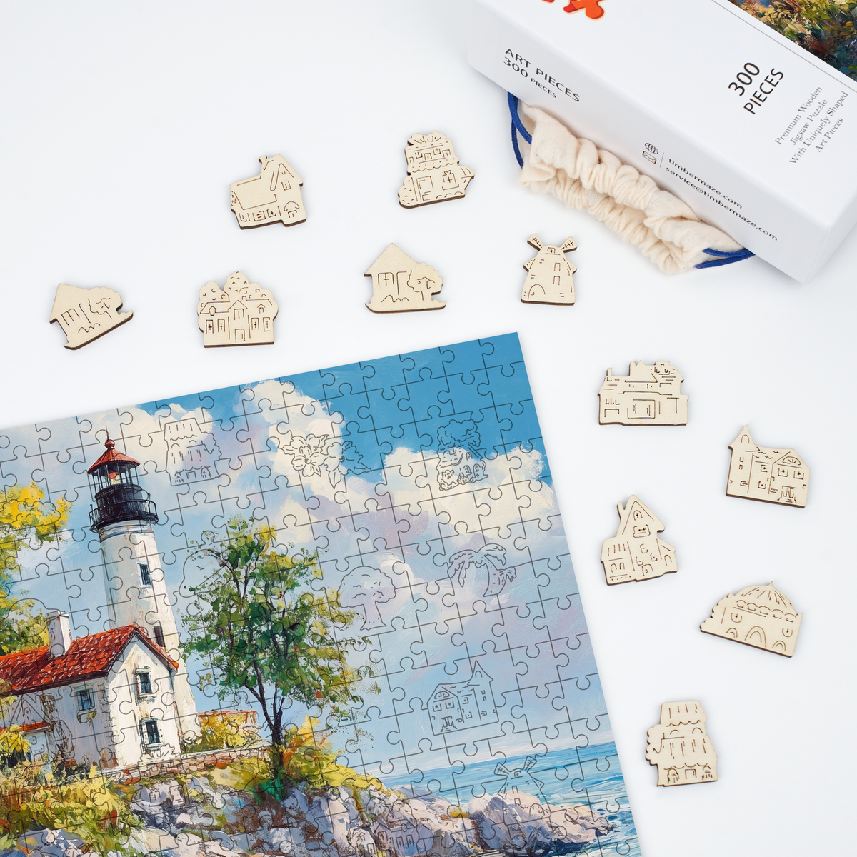 Coastal Beacon - Wooden Jigsaw Puzzle